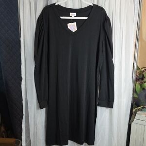 #160 NWT LuLaRoe Elegant Black Long Sleeve Dress